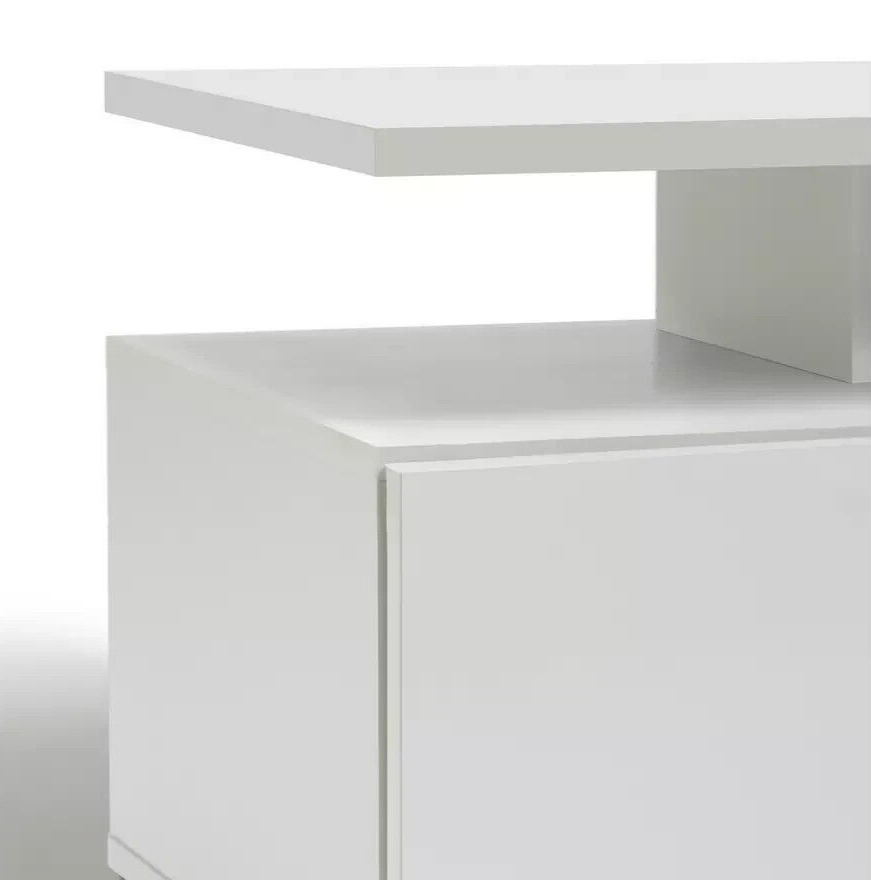 Habitat Floating Top TV Unit - White | Modern Stylish TV Stand Storage Living