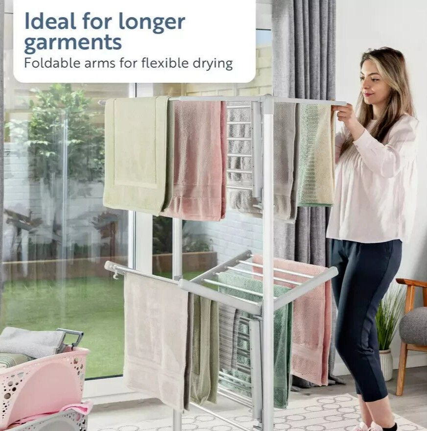 Minky Sure Dri 23m 4 Tier Heated Clothes Airer ( NO Cover )