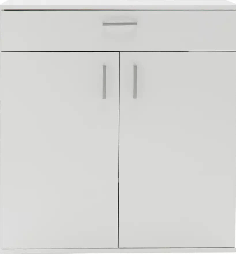 Home Venetia Shoe Storage Cabinet White | Organizer Cupboard for Entryway Shoes