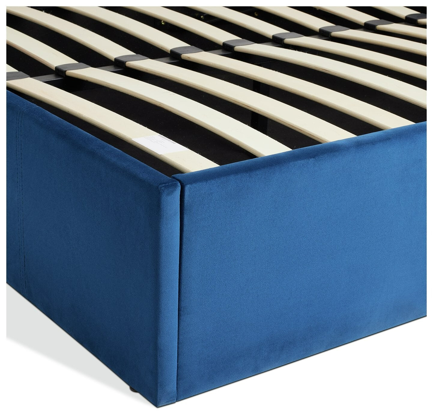 Pandora Double End Lift Ottoman Bed - Navy