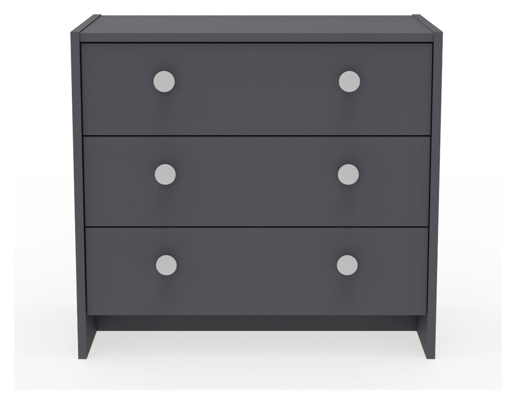 Seville 2 Piece 1 Door Wardrobe Set - Anthracite