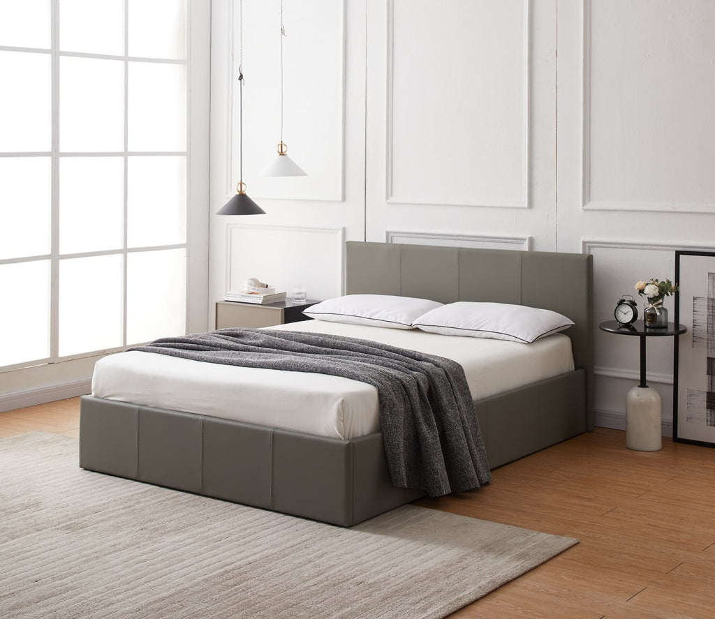 Home Lavendon Small Double End Opening Bed Frame- Grey ( B Grade )