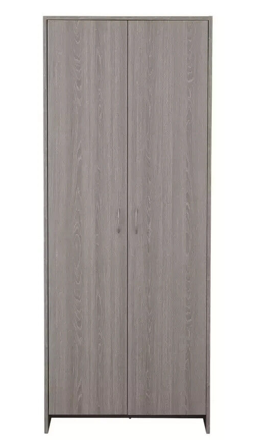 Seville 2 Door Wardrobe - Grey Oak Effect ( B Grade )