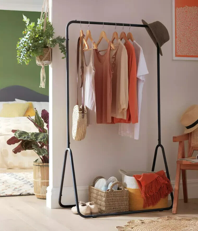 Habitat Arnie Heavy Duty Clothes Rail - Black