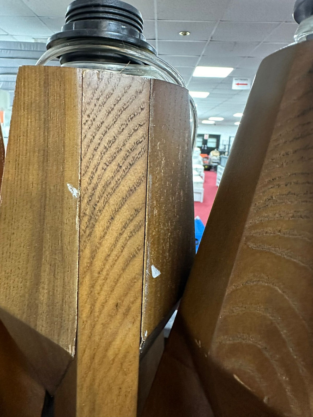 Habitat Tripod Floor Lamp Base - Walnut Stain (S)