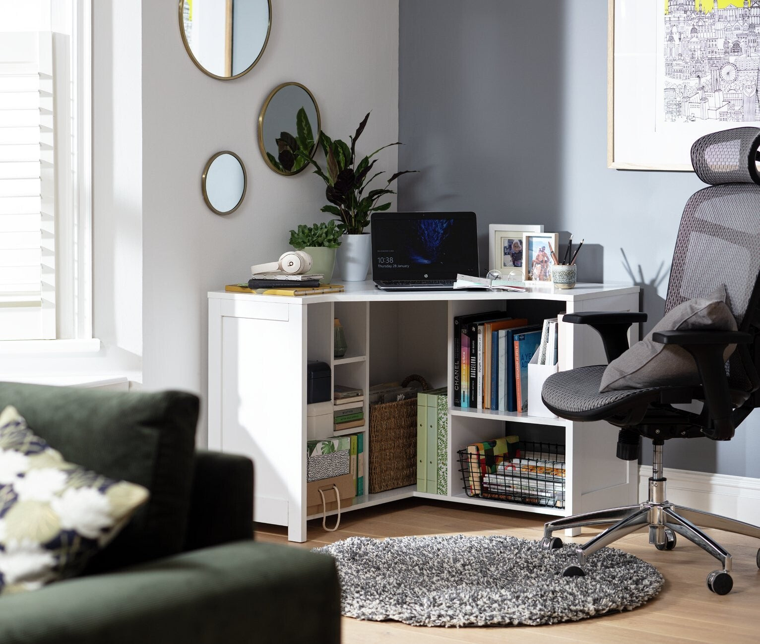 Habitat Ergonomic Office Chair - Grey