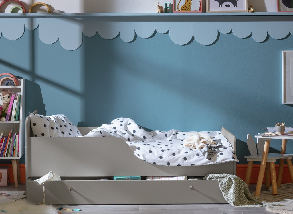 Habitat Brooklyn Toddler Bed With Drawer - Grey | Kids Bed, Storage, Low Frame