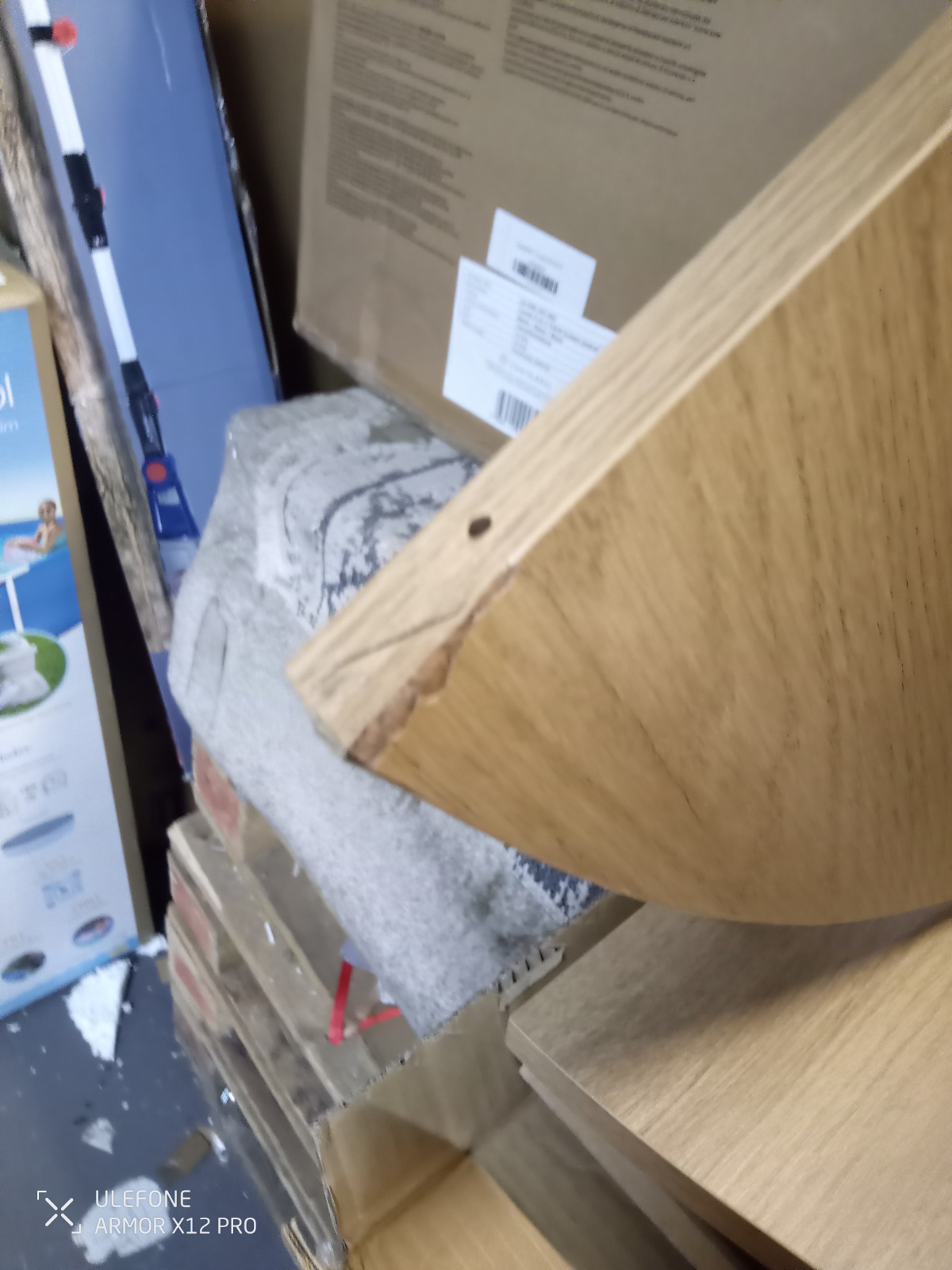Habitat Loft Living Medium Corner Shelving Unit - Oak ( B Grade 56444 )