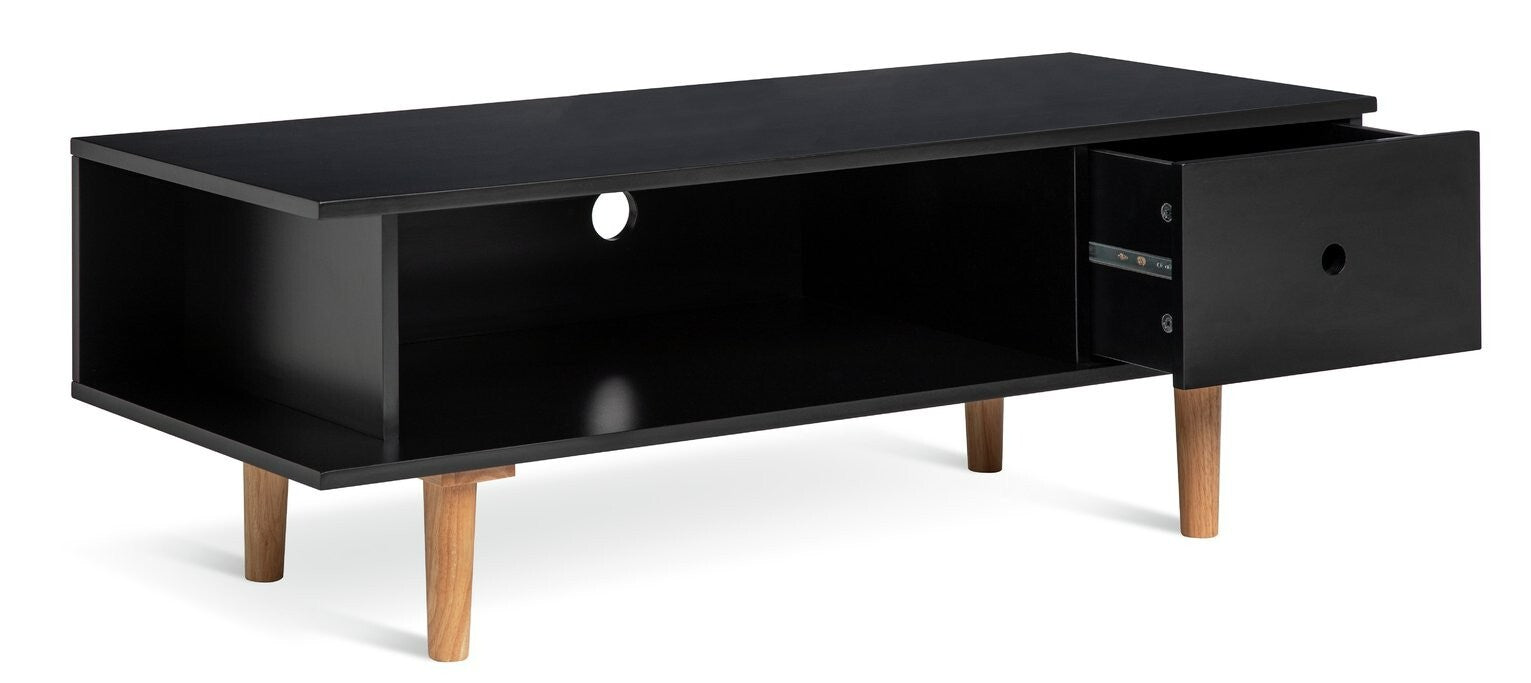 Habitat Cato 1 Drawer TV Unit - Black