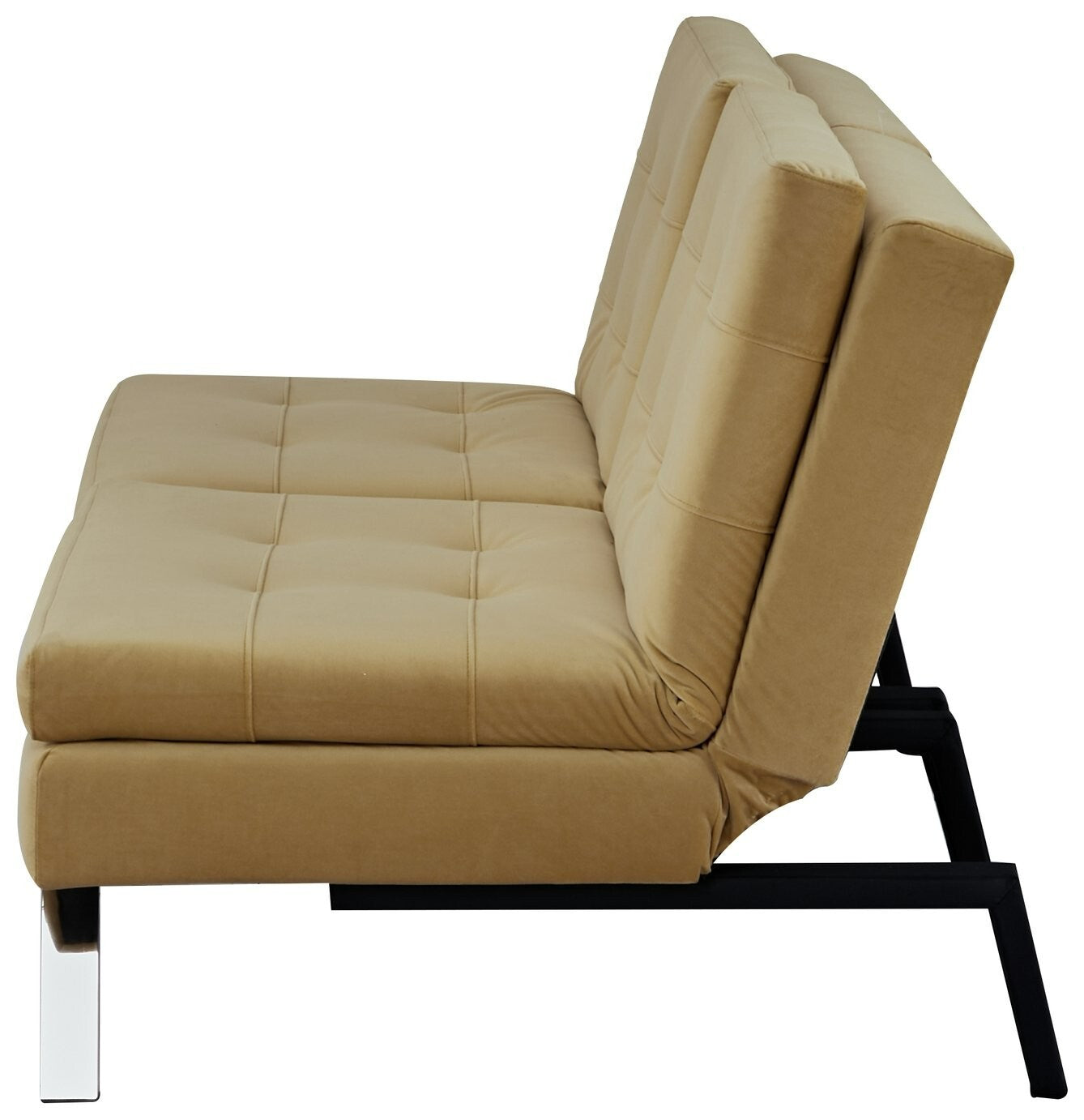 Habitat Duo Fabric 2 Seater Clic Clac Sofa Bed - Camel