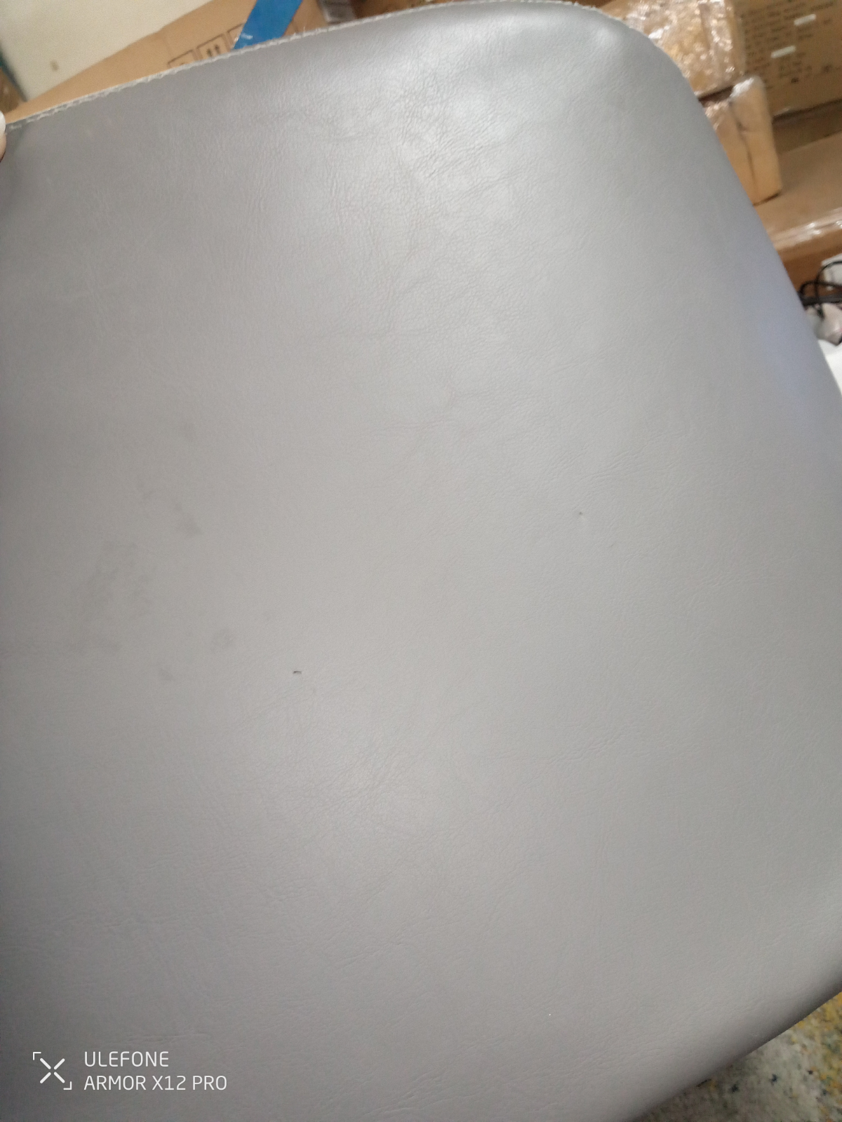 Habitat Quattro Grey Dining Table & 4 Grey Chairs (B Grade 53566 - 53570 )