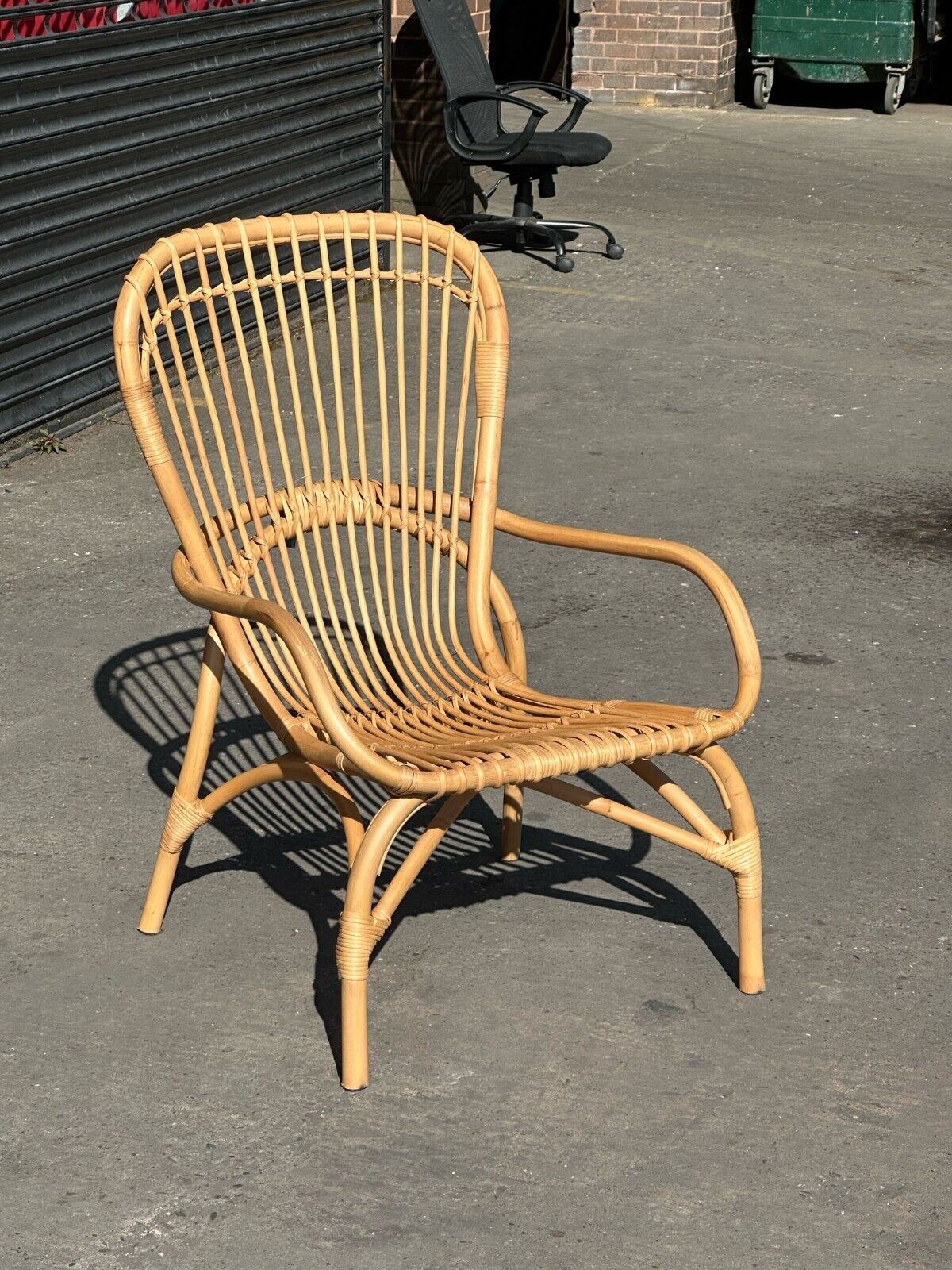 Habitat Wyatt Rattan Chair - Natural (S)