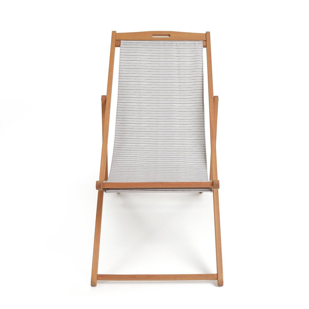 Habitat Wooden Deck Chair - Stripe