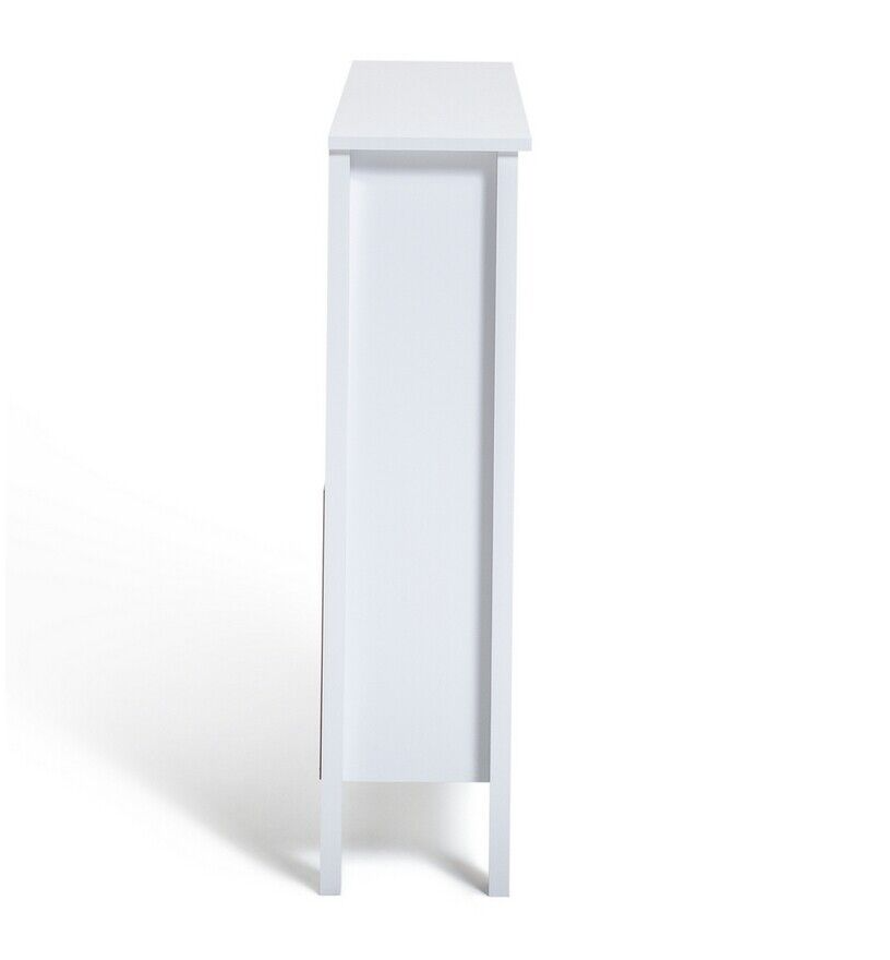 Habitat Compton 4 Shelf Shoe Storage Cabinet - White | Space Saving Entryway