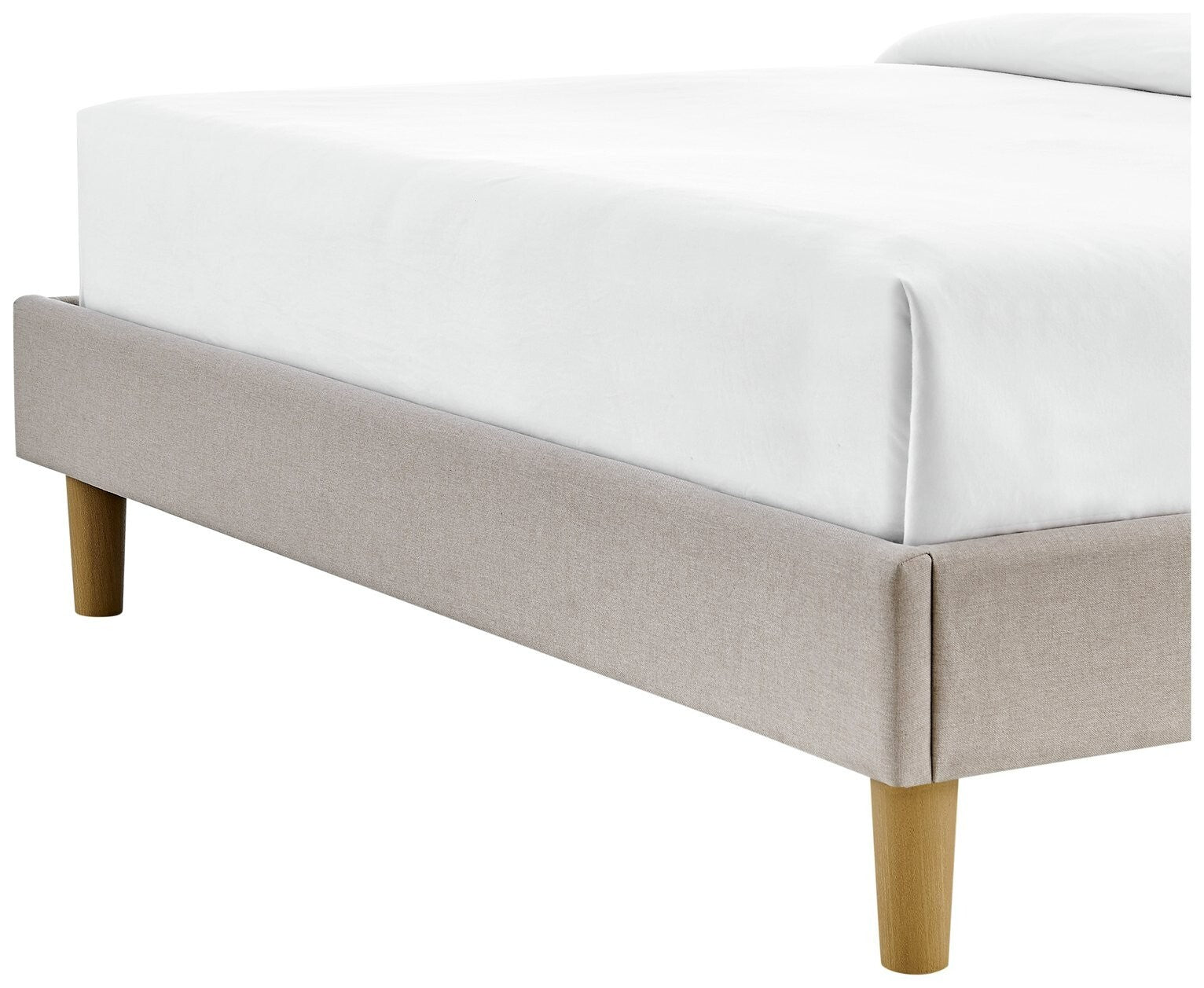 Home Arthur Platform Double Bed Frame - Natural