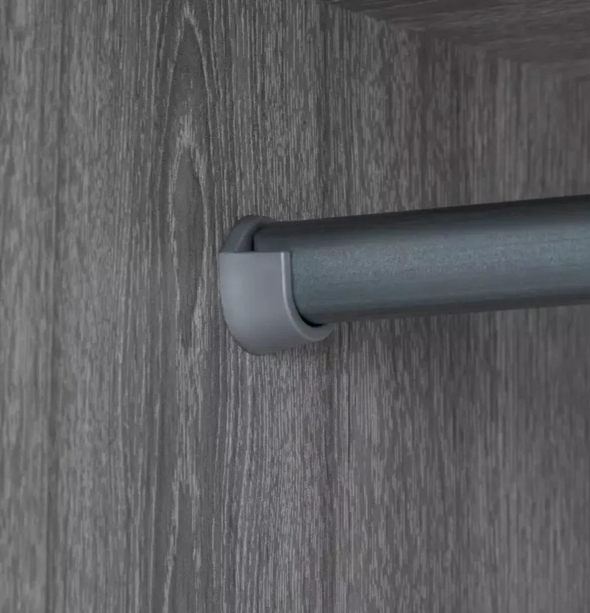Home Seville 3 Door Wardrobe - Grey Oak Effect ( B Grade )