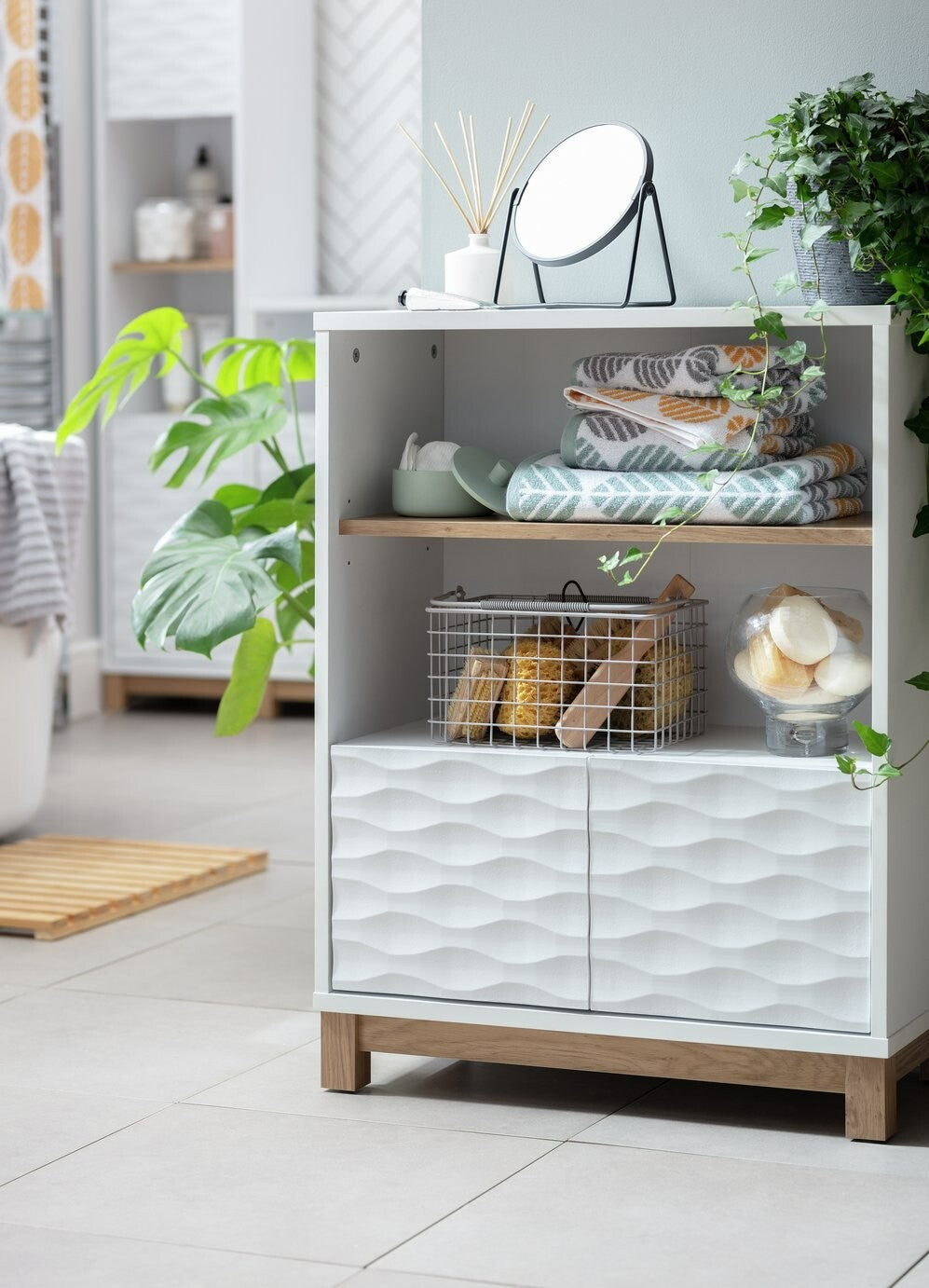 Zander Double Unit - White