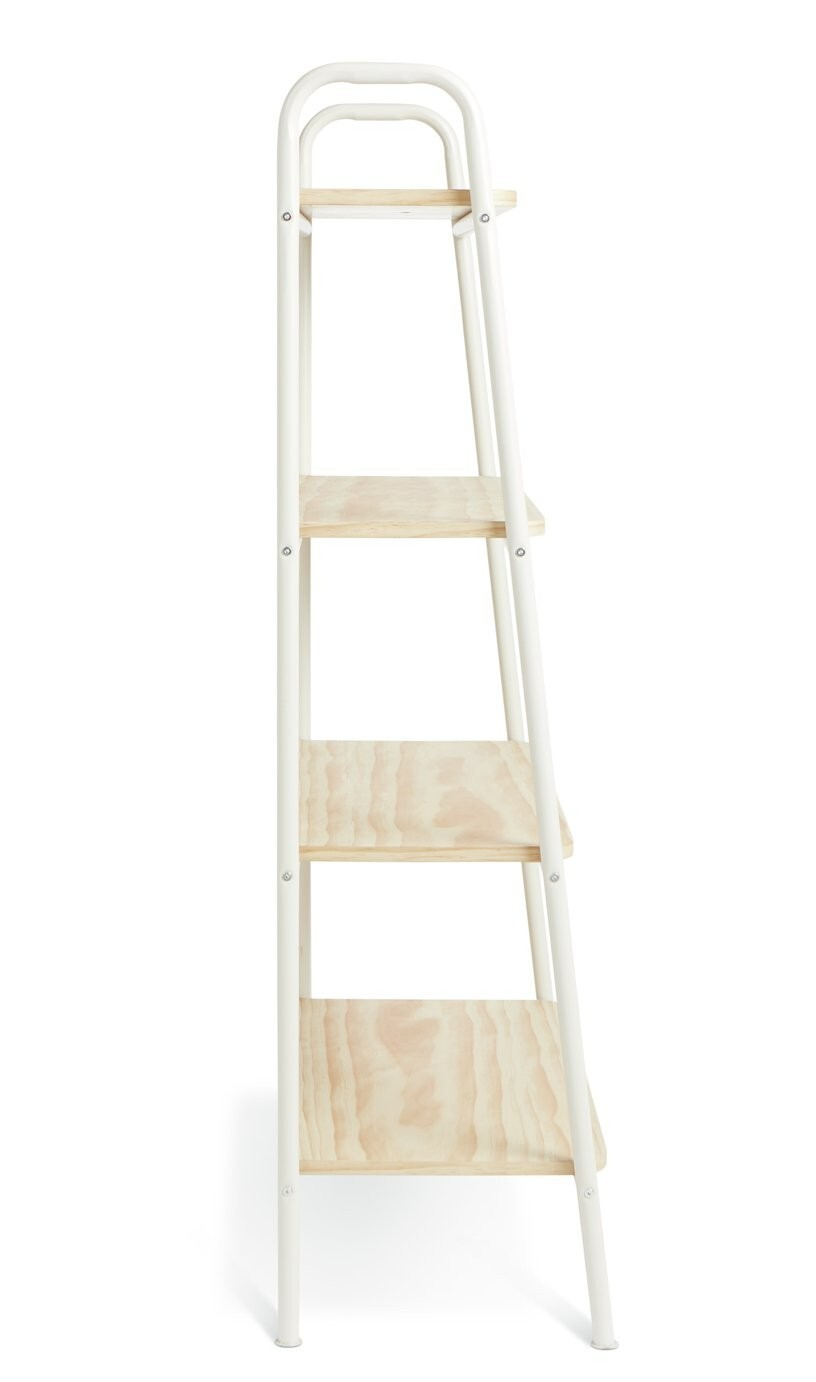Kids Monty Standing Tall Bookcase - Light Grey