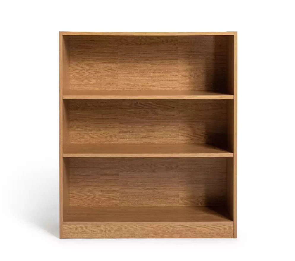 Habitat Maine Short Bookcase - Oak Effect
