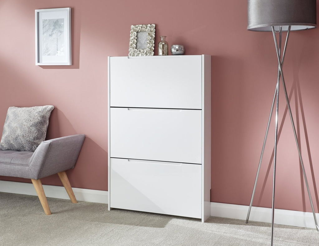 GFW Shoe Storage Cabinet - White ( B Grade 38652 )
