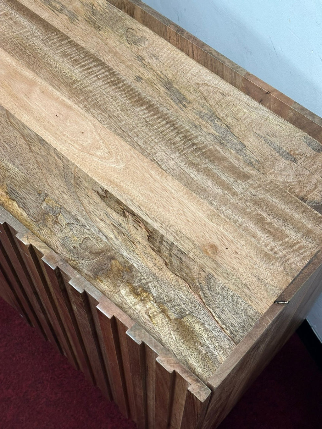 Assembled Jericho 3 Door Sideboard - Natural (S)
