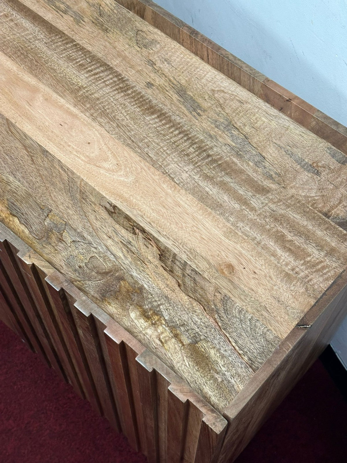 Assembled Jericho 3 Door Sideboard - Natural (S)