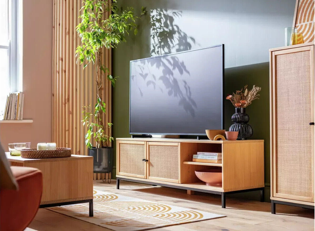 Habitat Elaina 2 Door TV Unit - Pine