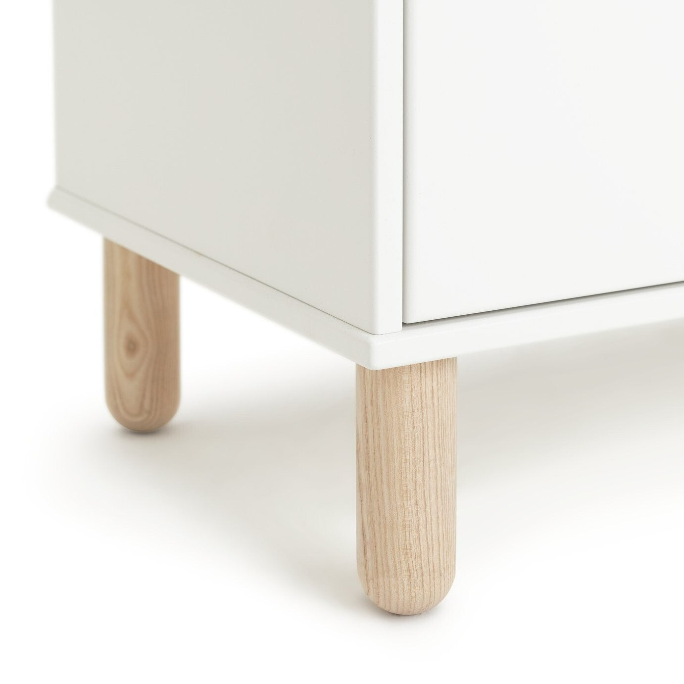 Eden 5 Drawer Chest & Changer Top -White
