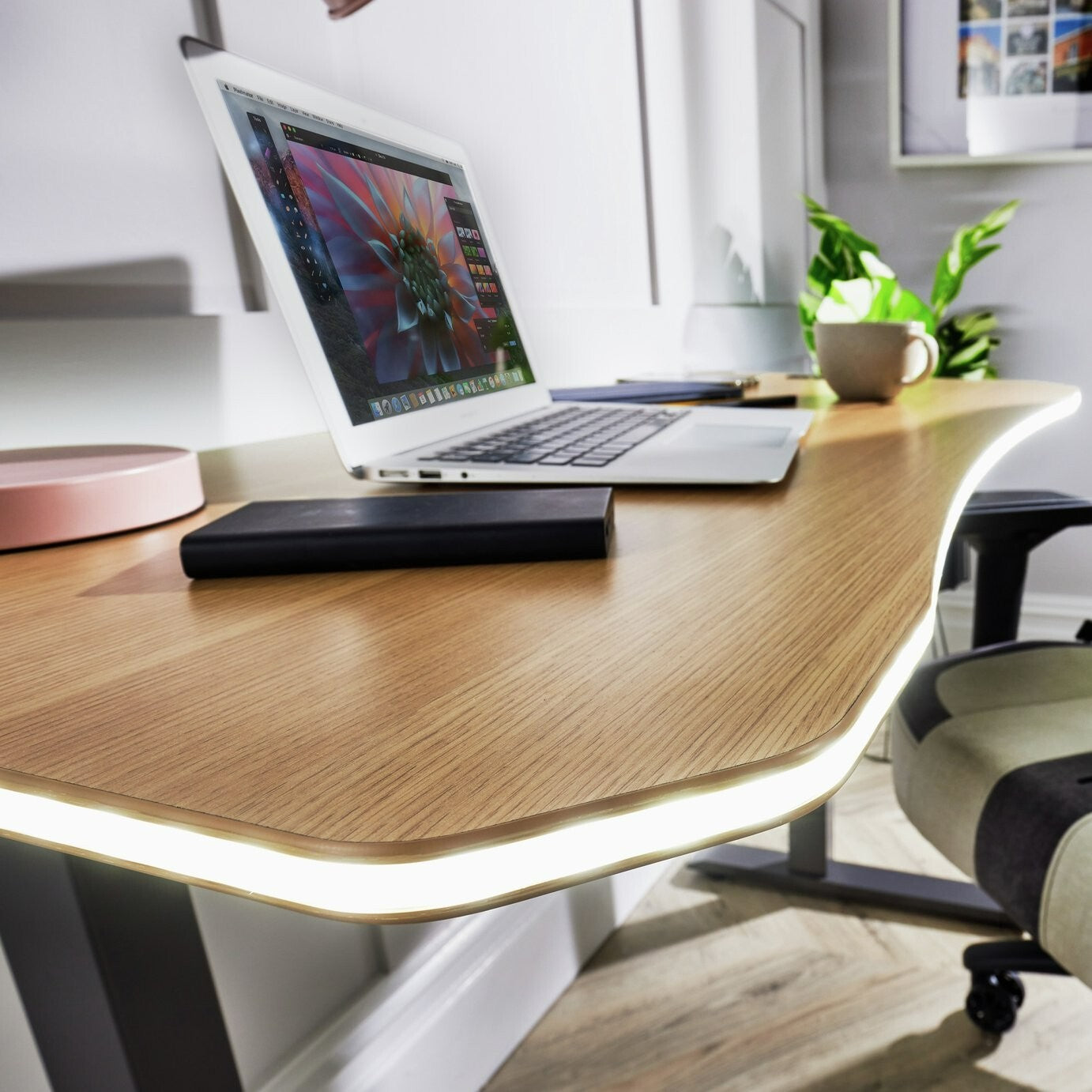 XR Living Oka Compact Office Desk - Oak
