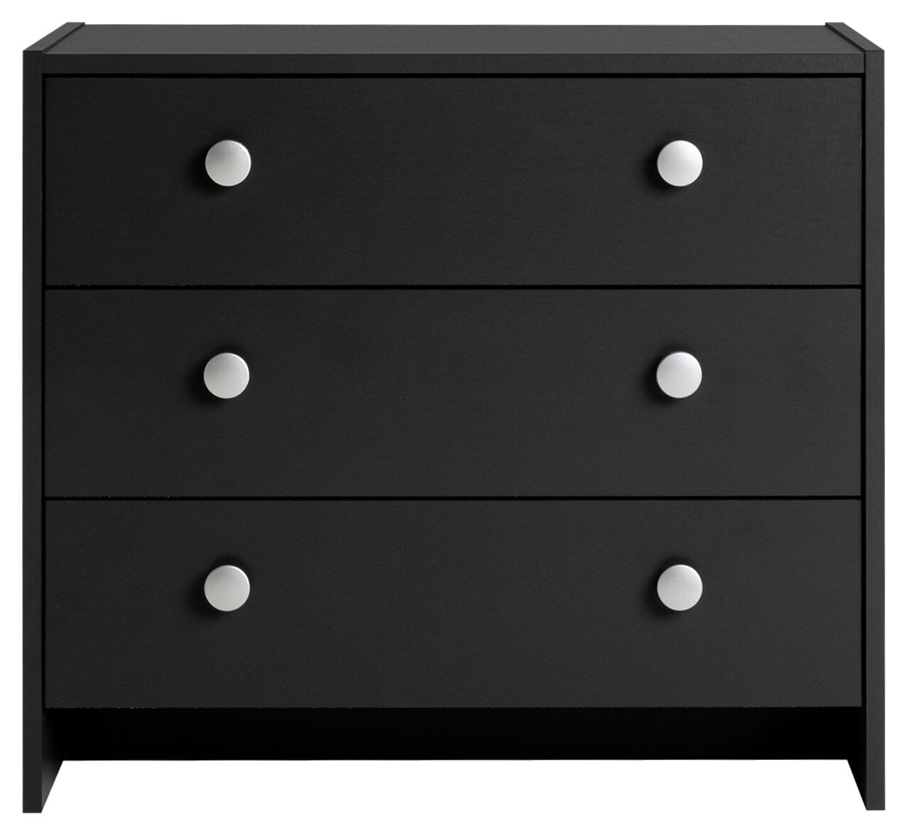 Home Seville 3 Drawer Chest Anthracite | Bedroom Furniture Storage Modern Design
