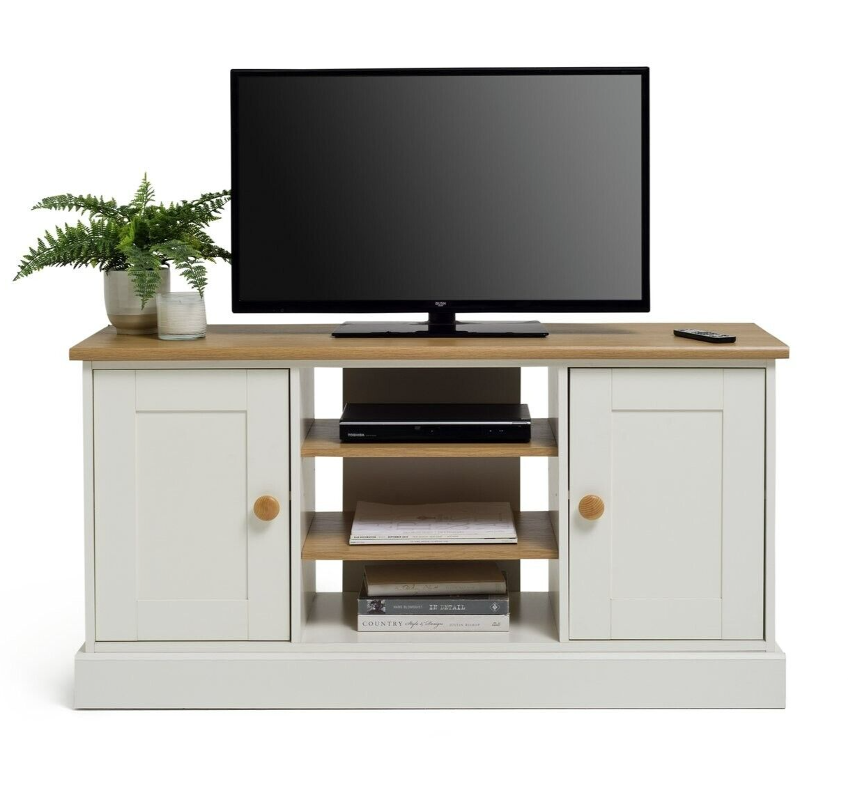 Winchester 2 Door Sideboard & TV Unit - Two Tone ( B Grade 37000 - 37004 )