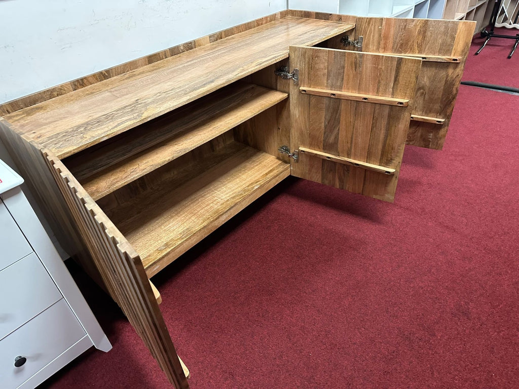 Assembled Jericho 3 Door Sideboard - Natural (S)