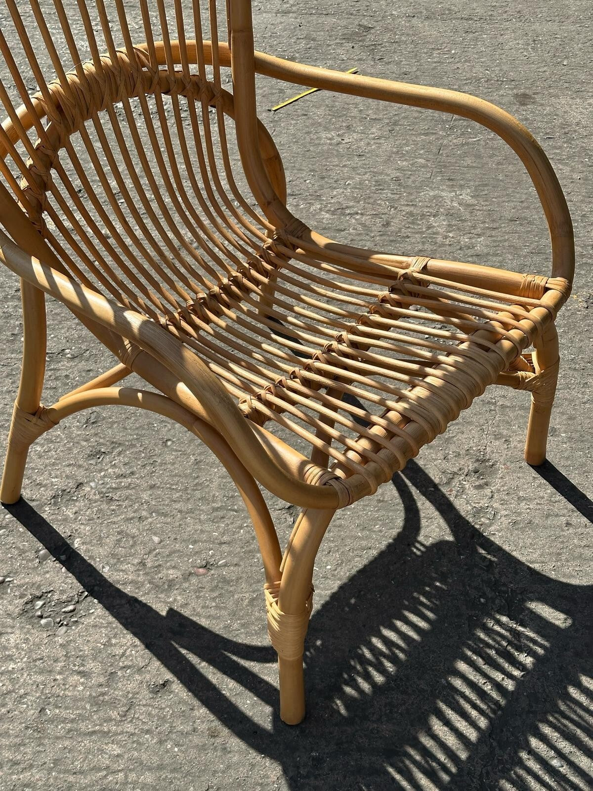 Habitat Wyatt Rattan Chair - Natural (S)