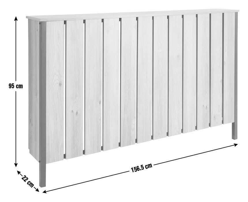 Habitat Loft Living Large Radiator Cover - Oak