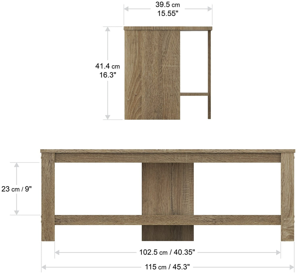 AVF Up to 55 Inch TV Stand - Light Wood