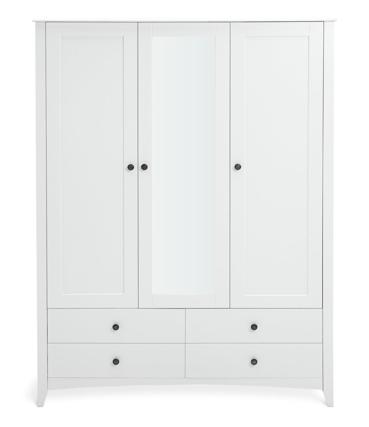 Habitat Minato 3 Door 4 Drawer Wardrobe - White