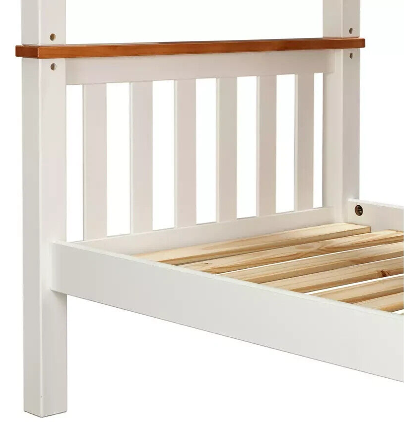 Habitat Heavy Duty Bunk Bed Frame - White and Pine