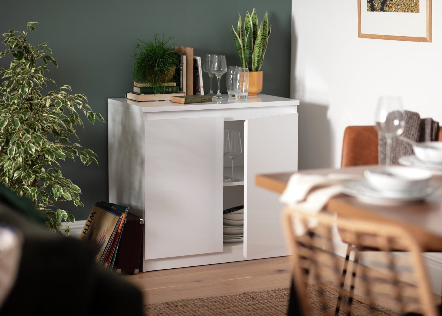 Habitat Jenson 2 Door Sideboard - White ( B Grade 13577 )