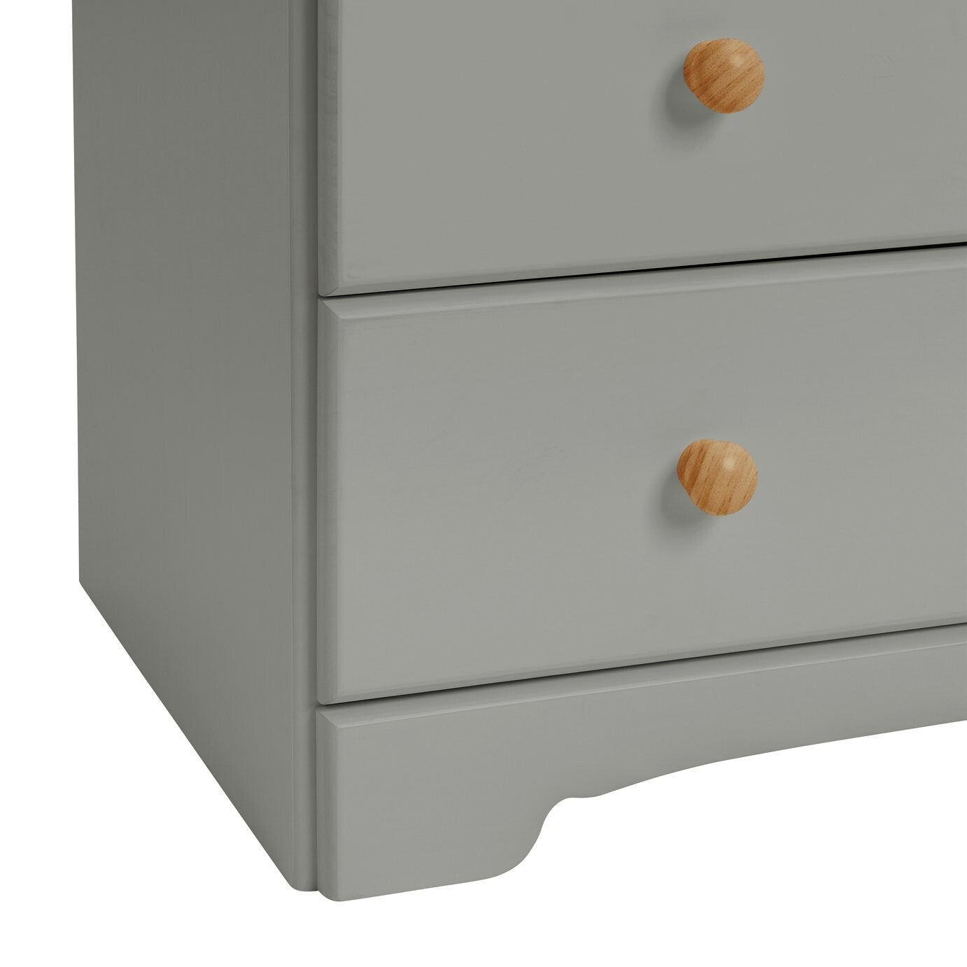 Nordic 2 Door 3 Drawer Wardrobe - Grey ( B Grade 32631 - 32632 )