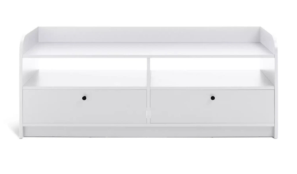 Arran 2 Drawer TV Unit - White