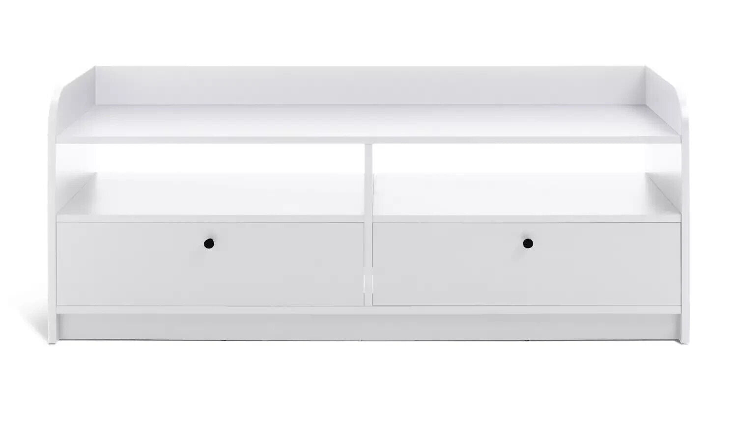 Arran 2 Drawer TV Unit - White