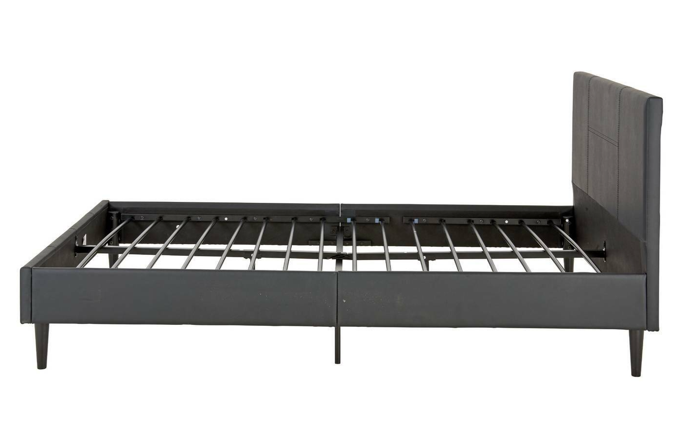 Home Skylar Double Bed Frame - Black | Metal Bed Frame for Bedroom or Guest Room