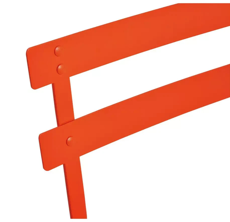 Habitat Eve 4 Seater Furniture Set - Folding Table and Chairs Patio Set - Orange