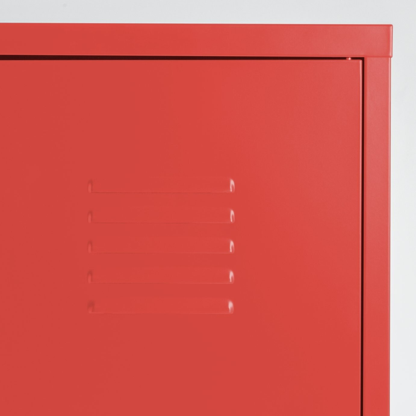 Habitat Tall 1 Door 4 Shelf Locker -Red