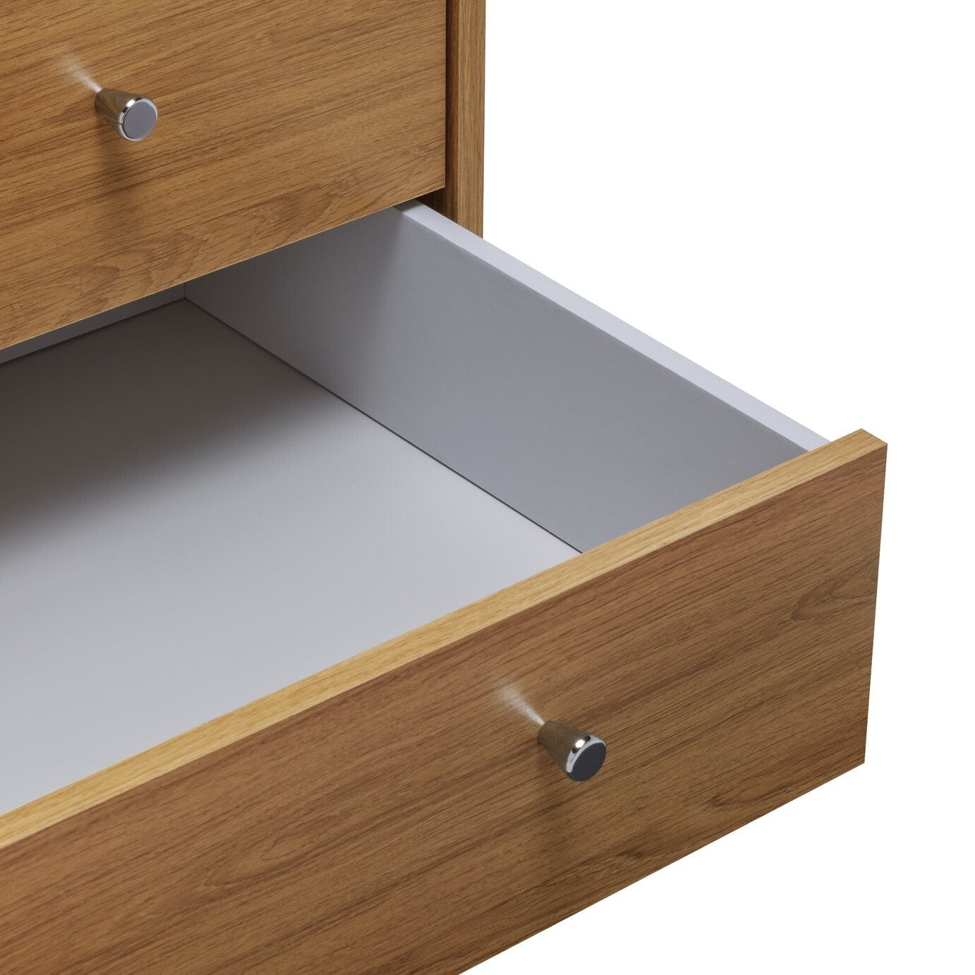 Malibu 2 Door 2 Drawer Wardrobe - Oak Effect ( B Grade )