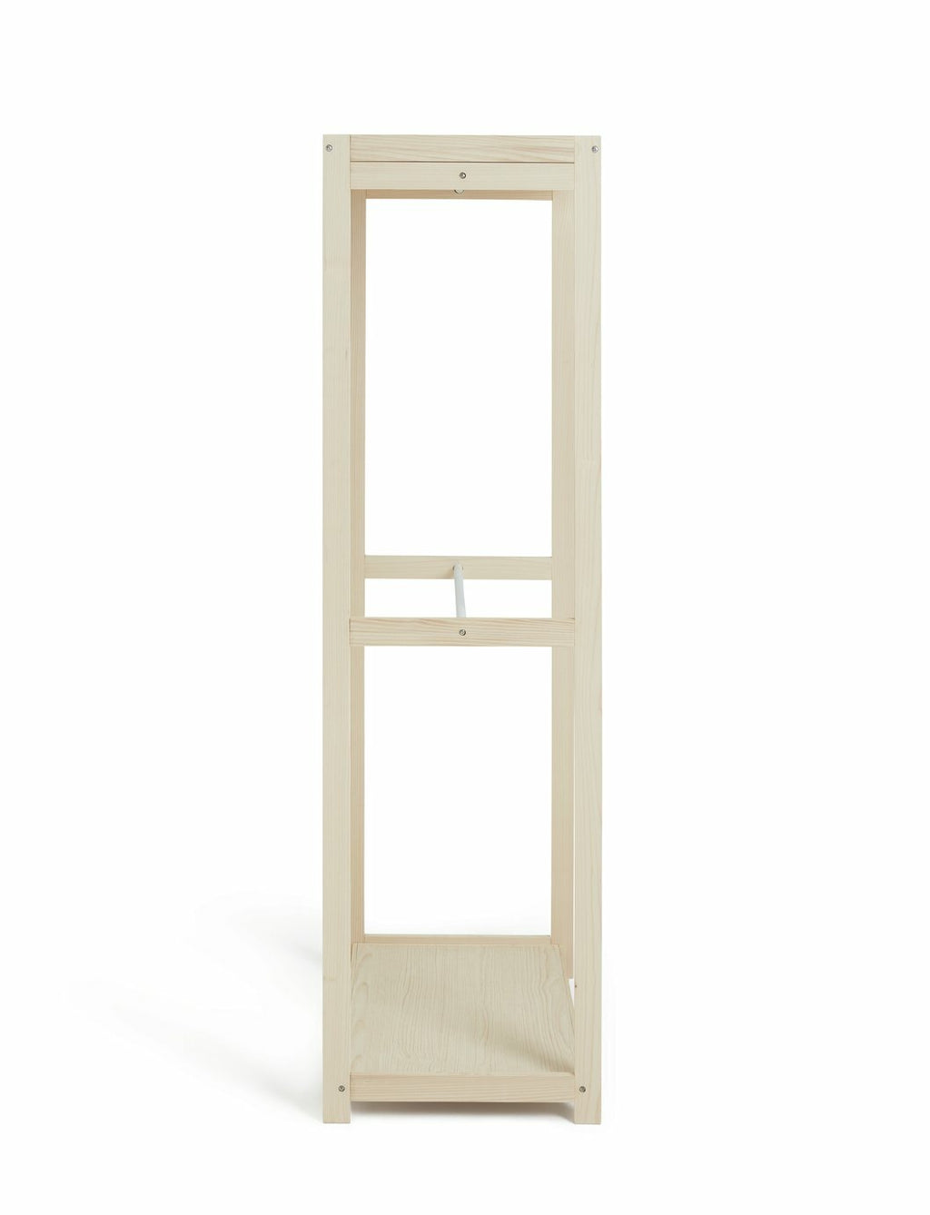 Habitat Flicka Open Double Rail Wardrobe - Pine | Storage Cabinet Bedroom Closet