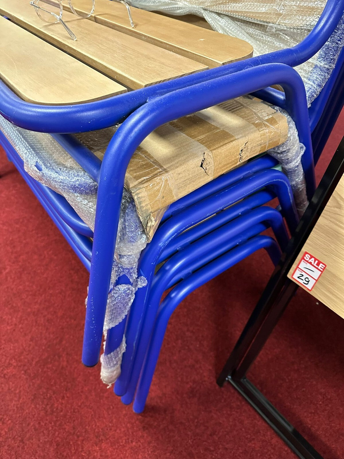 Habitat 2 Seater Wooden Garden Bench - Blue