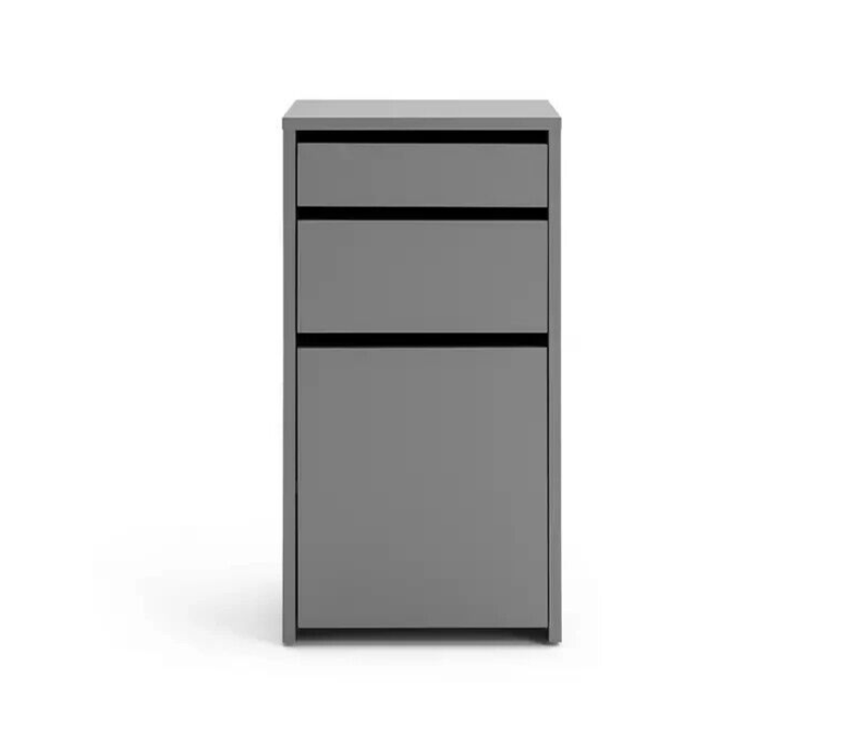 Habitat Pepper 2 Drawer Cabinet - Grey