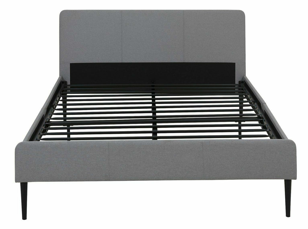Habitat Kristopher Double Fabric Bed Frame - Grey | Bedroom Furniture for Sleep