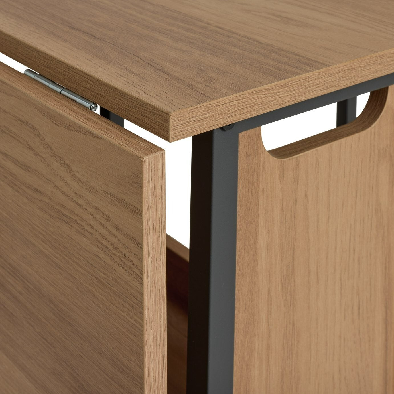 Loft Living Folding 4-6 Seater Dining Table - Oak